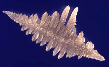 Sal ammoniak. Natural crystall from Ravat, Tajikistan