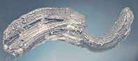 Уникальный образец серебра ,═имеющий форму рога, длиной 16 см из Конгсберга, Норвегия